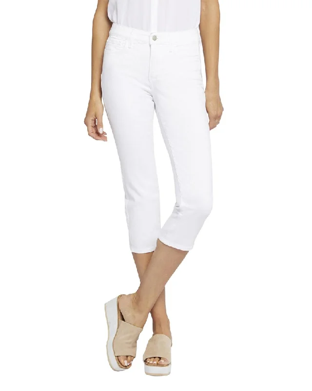 Affordable Women's Clothing Sale Online NYDJ Crop Optic White Relaxed Jean