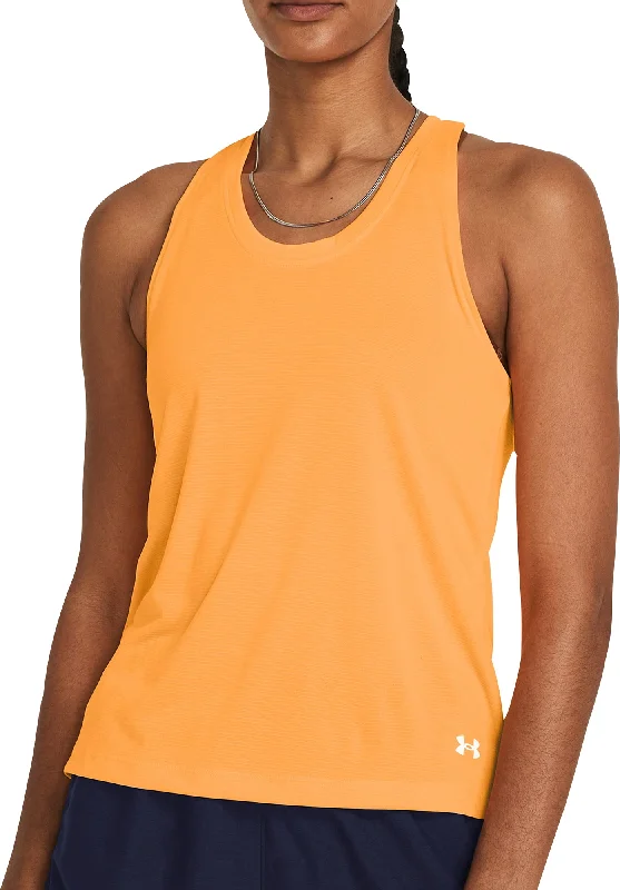 Women's Athletic Garments Under Armour Launch Womens Running Vest Tank Top - Orange