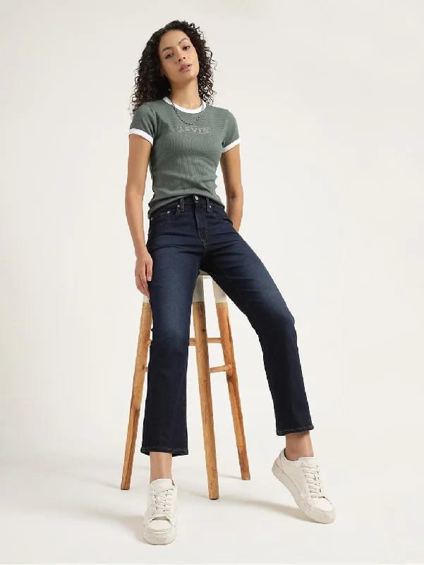 Women's Casual Outfit Women's High Rise 724 Slim Straight Fit Jeans