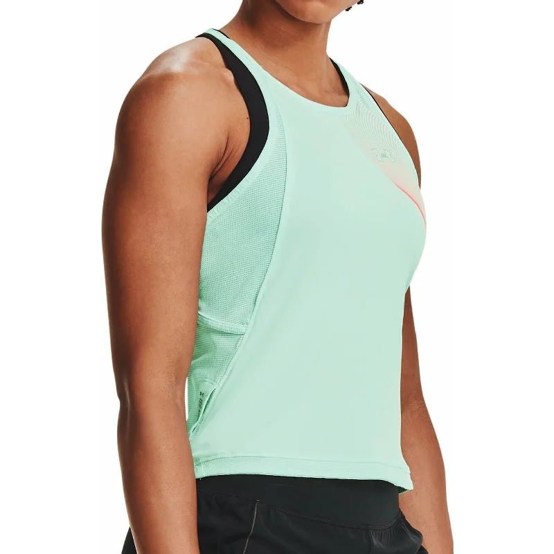 Women's Trendy Garments Under Armour Qualifier Iso-Chill Womens Running Vest Tank Top - Blue