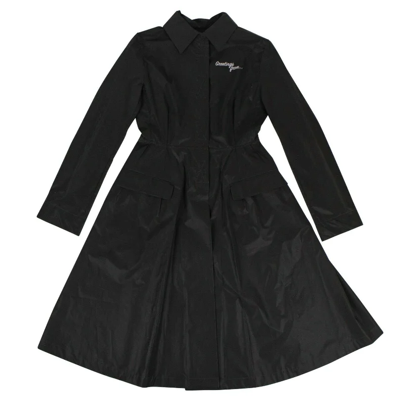 Unique Women's Fashion Pieces Women's 'Recovery' Windbreaker Coat - Black