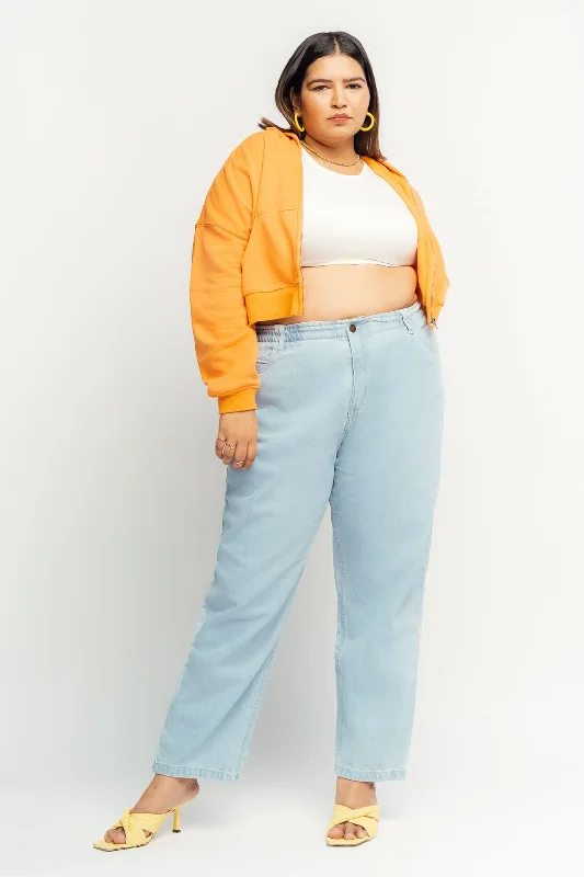 Women's Chic Apparel Light Elasticated Mom Jeans