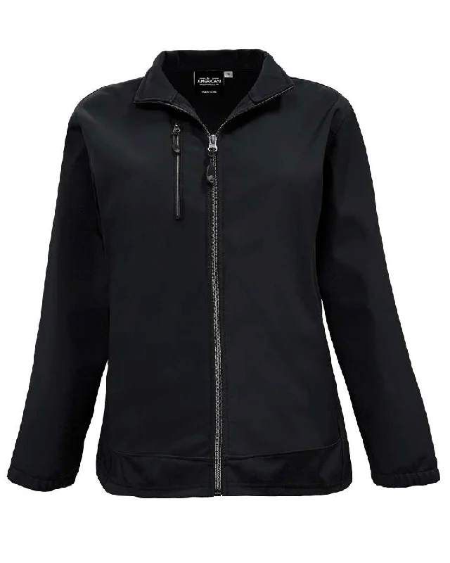 Flash Sale Clothing All American Clothing Co. - Women's 3 Layers Soft Shell Full Zip Jacket