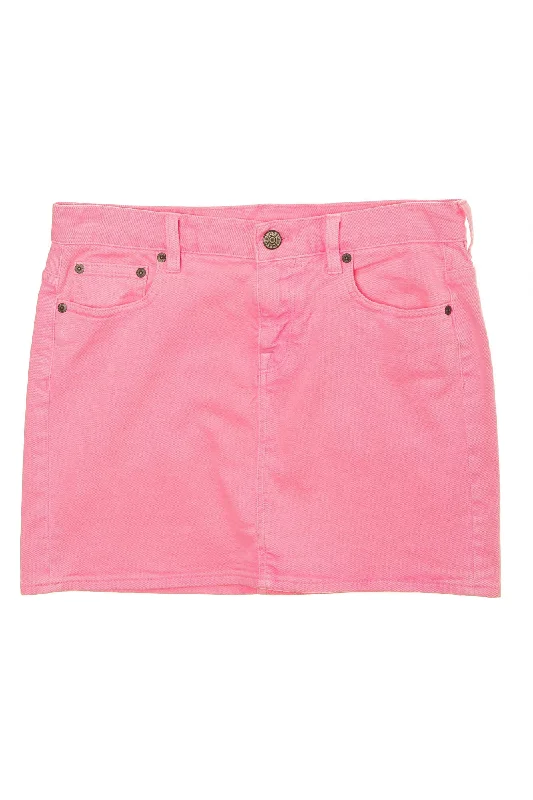 Timeless Women's Fashion Styles J.Crew - Hot Pink Denim Mini Skirt -