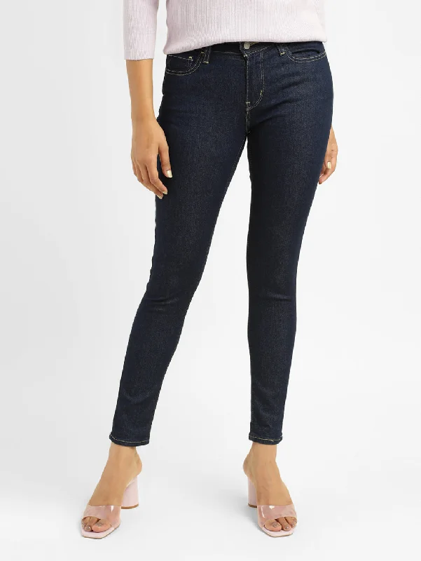 Women's Plus-Size Clothes Women's Mid Rise 710 Super Skinny Jeans