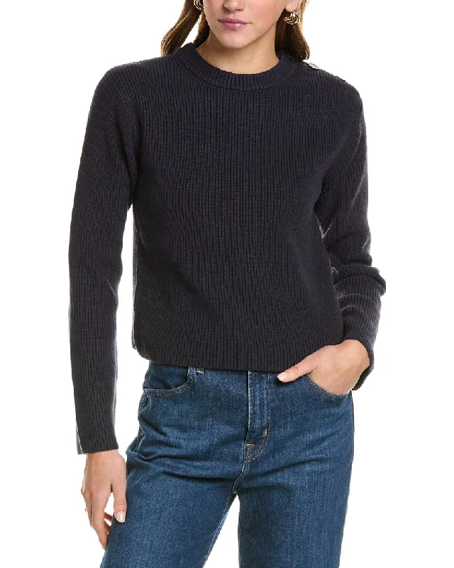 Women's Cozy Clothes Vince Button Shoulder Sweater