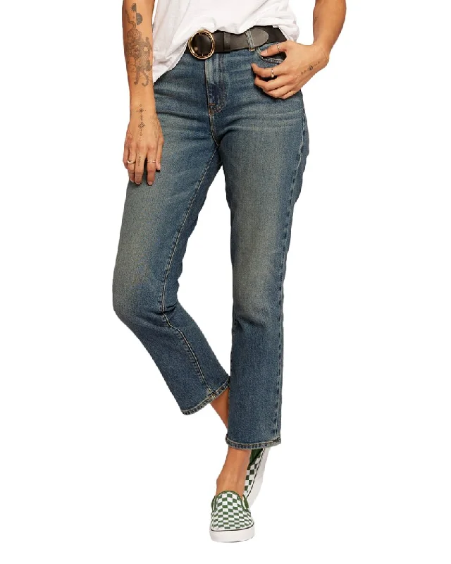 Casual Garments For Women Current/Elliott The Mom Crescent Straight Leg Jean