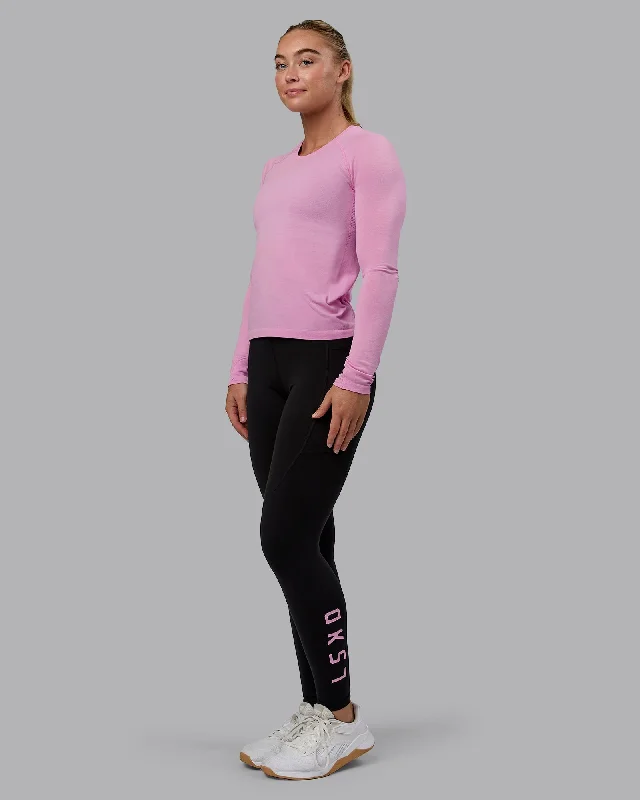 Fashion-Forward Women's Clothing AeroFLX+ Seamless Long Sleeve Tee - Pirouette/Bubblegum