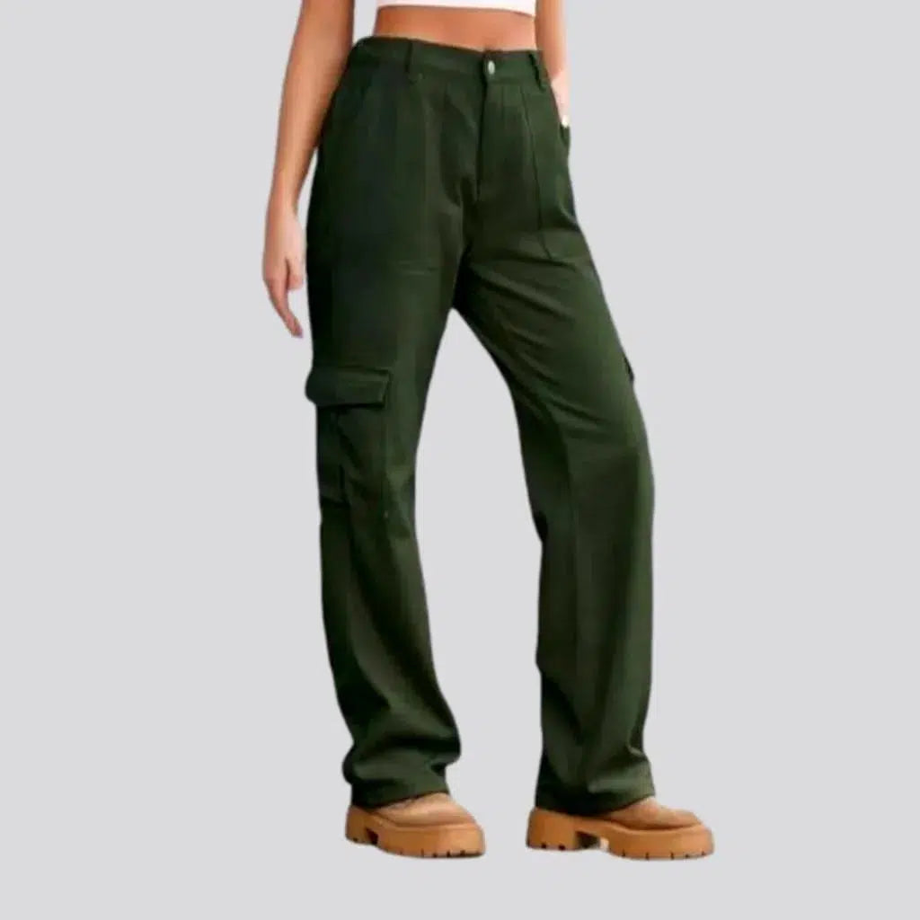 Women's Clothing For Outdoor Activities Color fashion women's denim pants