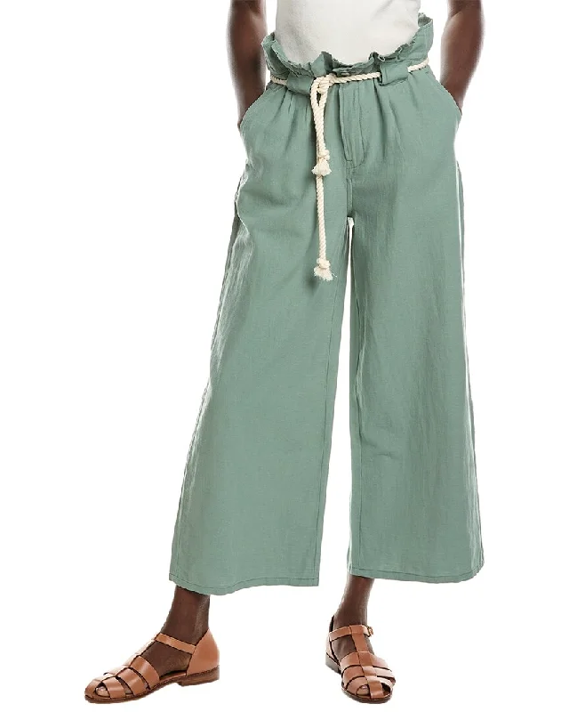 Chic Casual Wardrobe Essentials DRIFTWOOD DENIM Vicki Linen-Blend Pant