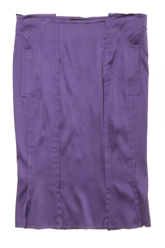 Women's Clothes for All-Day Comfort and Style Iconic Tom Ford For Gucci - Purple Pencil Skirt - IT 40