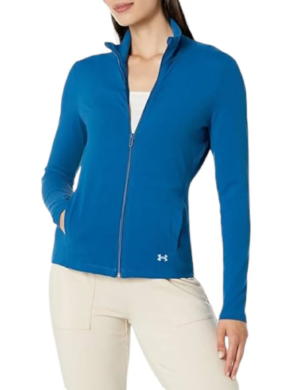 Women's Holiday Attire Motion Jacket In Varsity Blue/blizzard