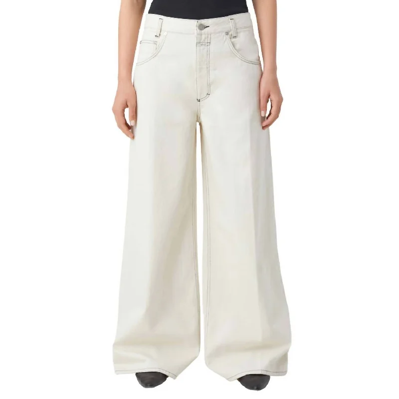 Women's Evening Attire Morus Jeans In Ivory