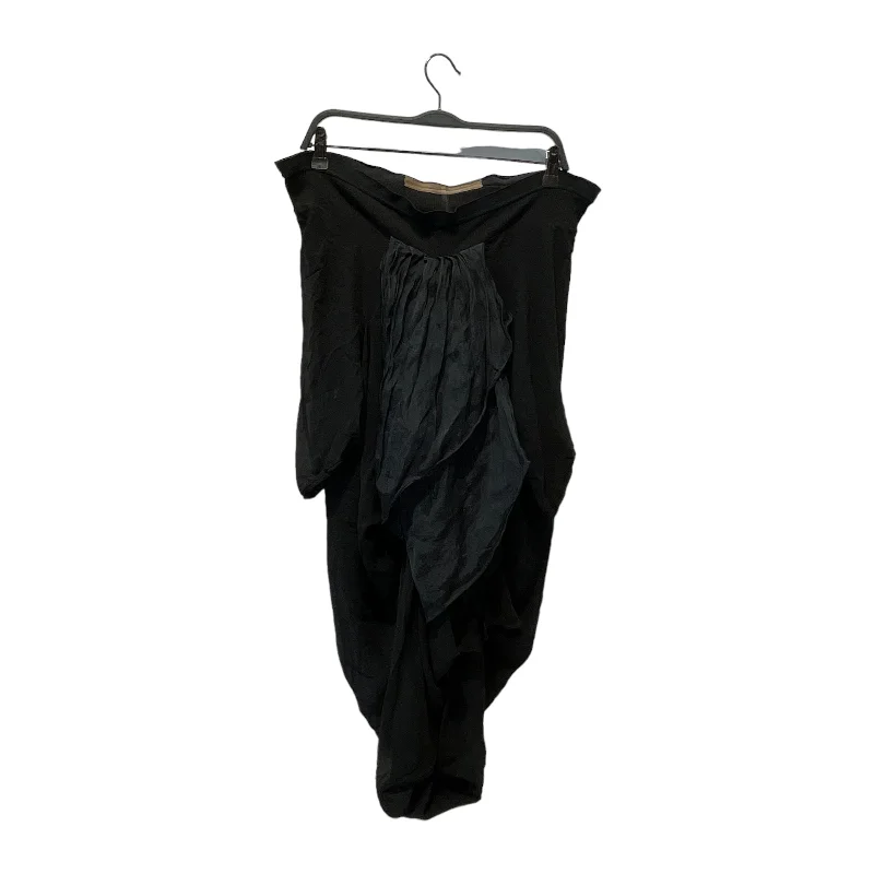 Plus-Size Women's Clothing Rick Owens/Long Skirt/40/Silk/BLK/CREATCH SS08