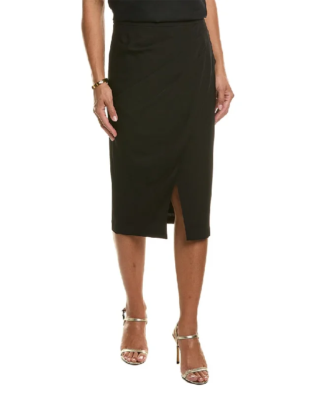 Vintage-Inspired Garments Elie Tahari Draped Front Skirt