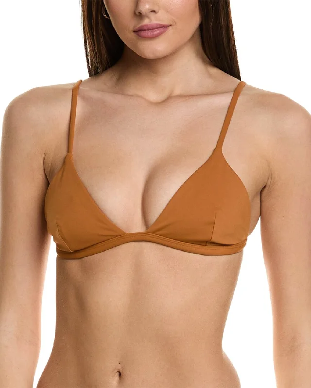 Women's Outdoor Attire SIMKHAI Joelle Solid Triangle Bikini Top