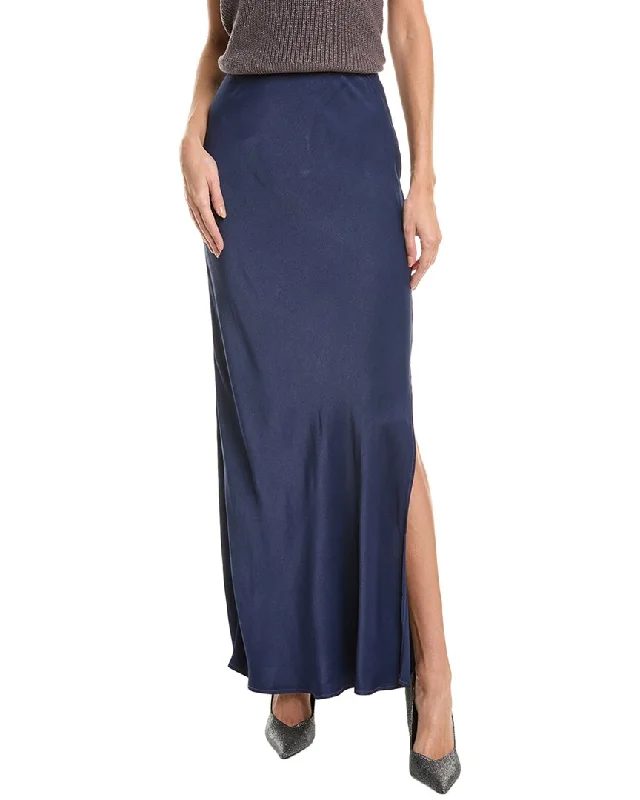 Sustainable Women's Apparel Bella Dahl Side Slit Bias Maxi Skirt