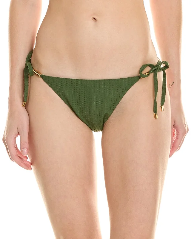 Women's Chic Outerwear Attire PQ Swim Detail Tie Full Bikini Bottom