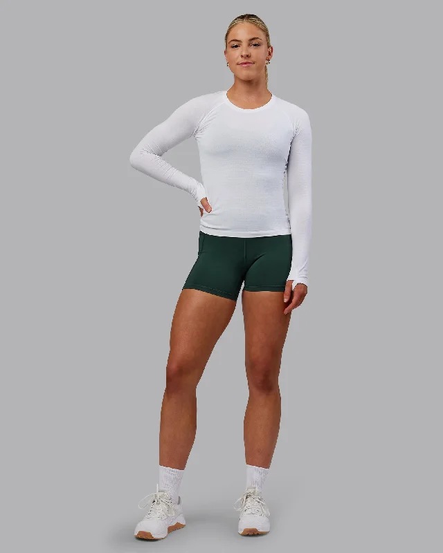 Women's Clothing AeroFLX+ Seamless Long Sleeve Tee - White/White