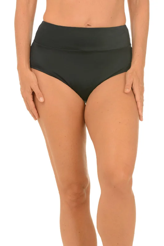 Women's Effortless Casual Outfit Wide Waistband Swim Brief