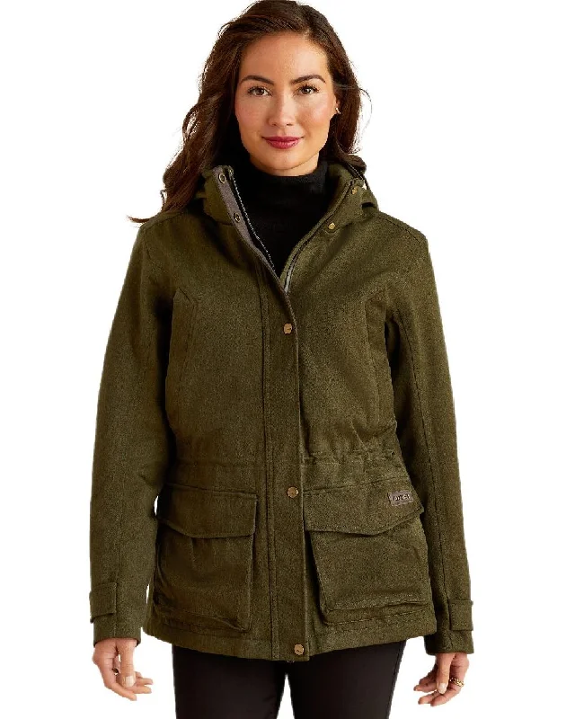 Plus-Size Women's Clothing Ariat Womens Rhodium Waterproof Insulated Parka