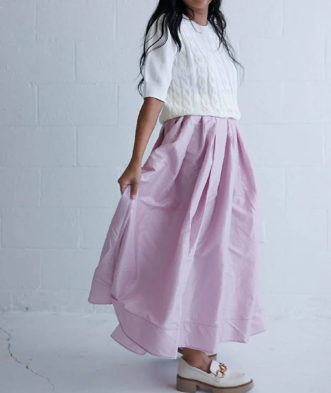 Best Online Clothing Boutiques Emilia Full Skirt In Plum Blossom