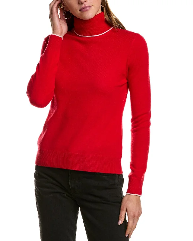 Women's High-Fashion Apparel InCashmere Turtleneck Cashmere Sweater