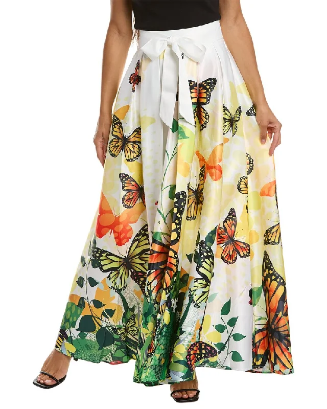 Women's Outfit For The Office Gracia Butterfly Nature Maxi Skirt