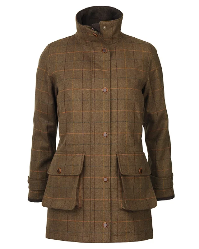 Women's Holiday Clothes Laksen Cara Tweed Coat with CTX